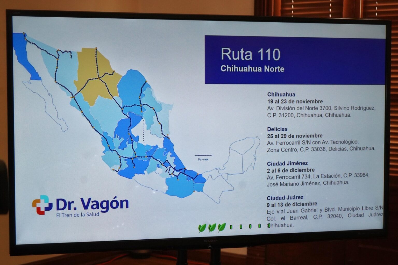 Regresa a Chihuahua el Dr. Vagón con servicios médicos gratuitos