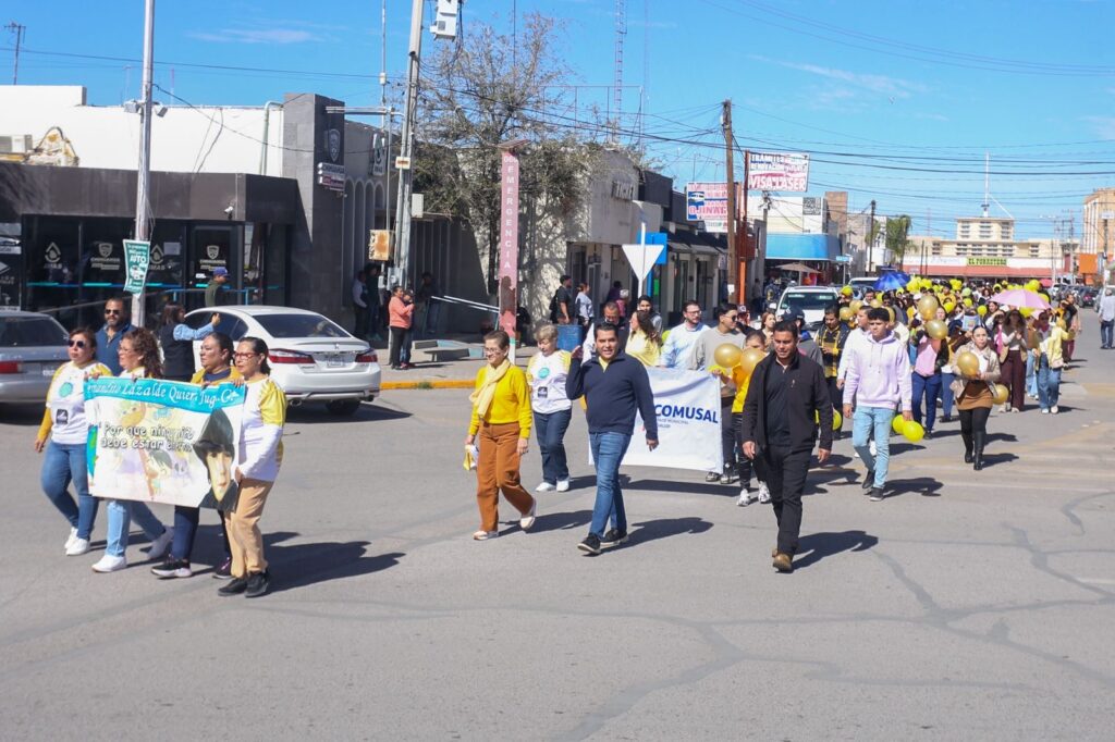 Conmemora Delicias el Día Internacional de la Lucha contra el Cáncer Infantil con caminata