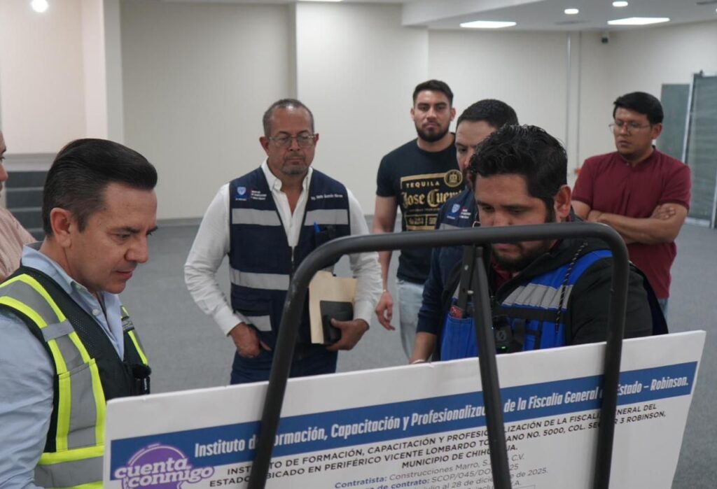 Supervisa SCOP modernización del centro de formación de la FGE; inversión de más de 47 millones de pesos