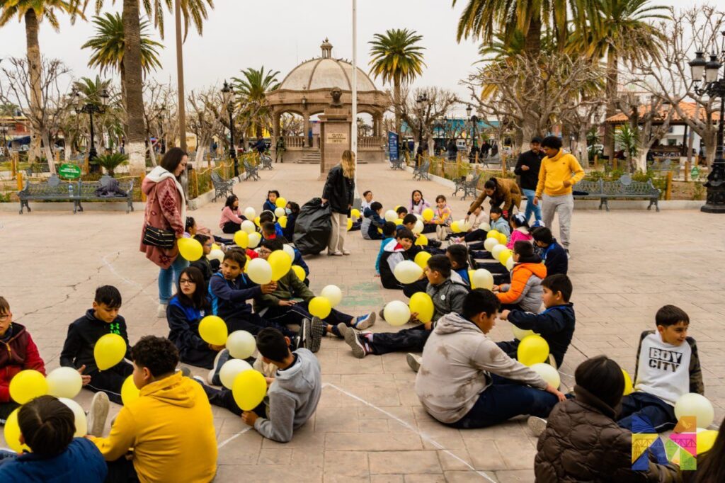 Concientizan en Meoqui sobre el Cáncer Infantil