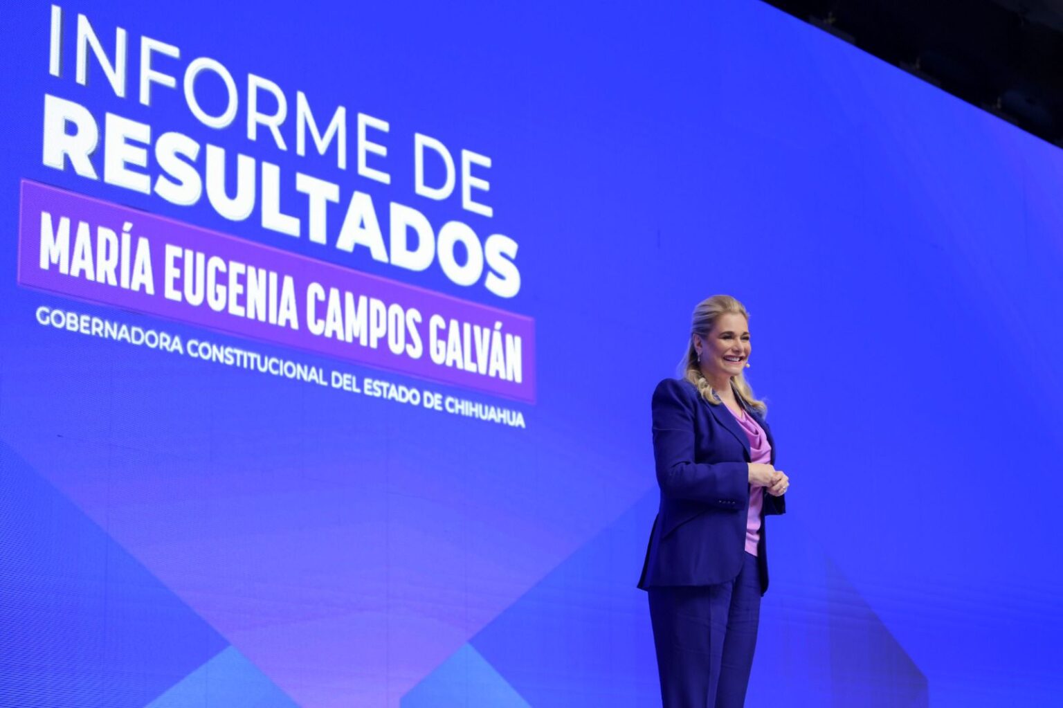 Maru Campos anuncia inversión histórica en obra pública para Chihuahua durante presentación de su 4to Informe de Resultados