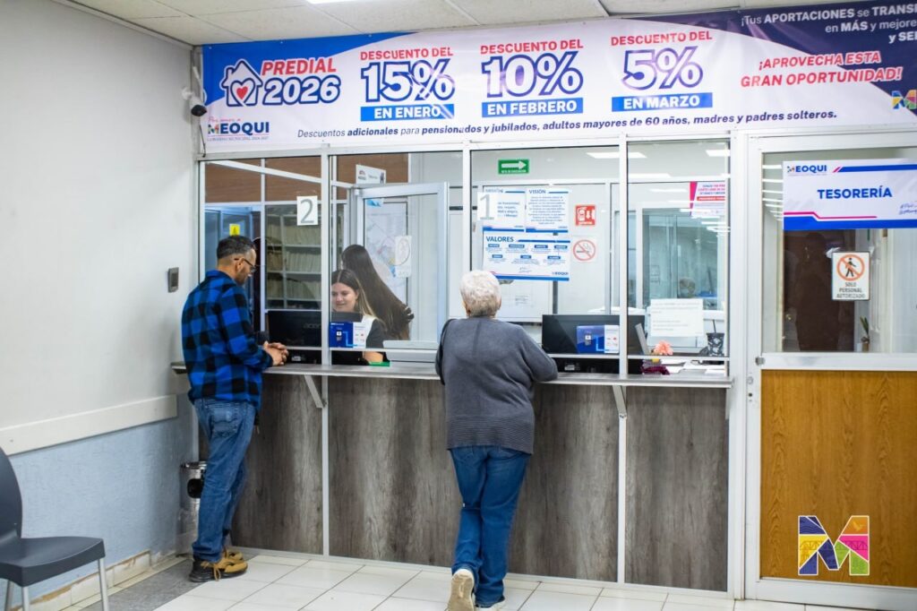 Últimos días para aprovechar el 5% de descuento en el pago del predial en Meoqui