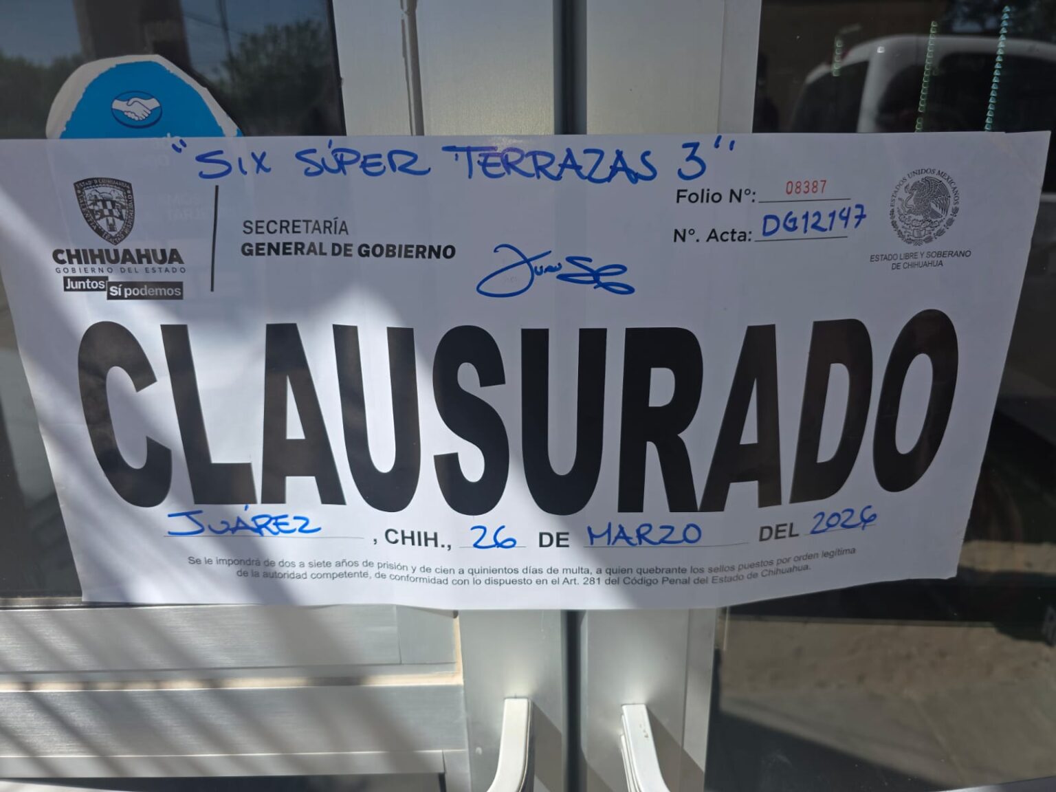 Realiza Gobernación Estatal 407 inspecciones y clausura 15 establecimientos durante la última semana