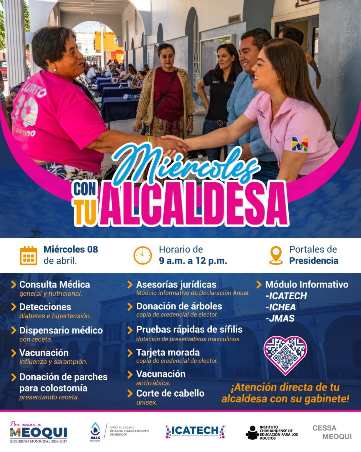 Atenderán Miriam Soto y su gabinete sin previa cita en “Miércoles con tu Alcaldesa”