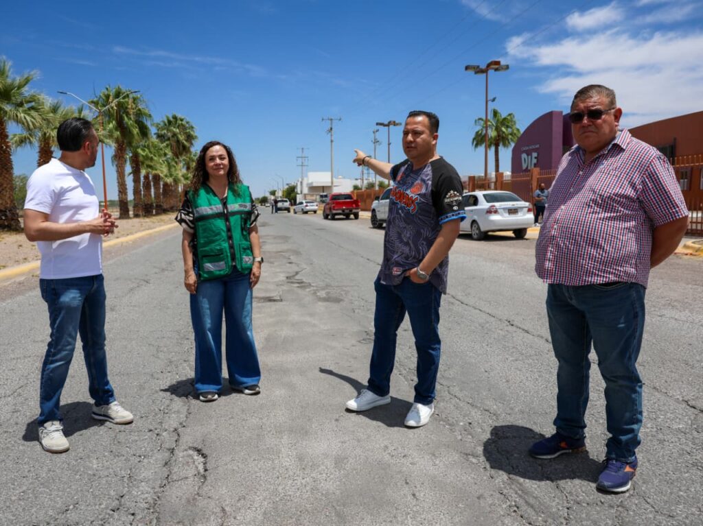 Anuncia Valenciano rehabilitación de avenida Nuestra Gente con inversión superior a los 10 millones de pesos en Delicias