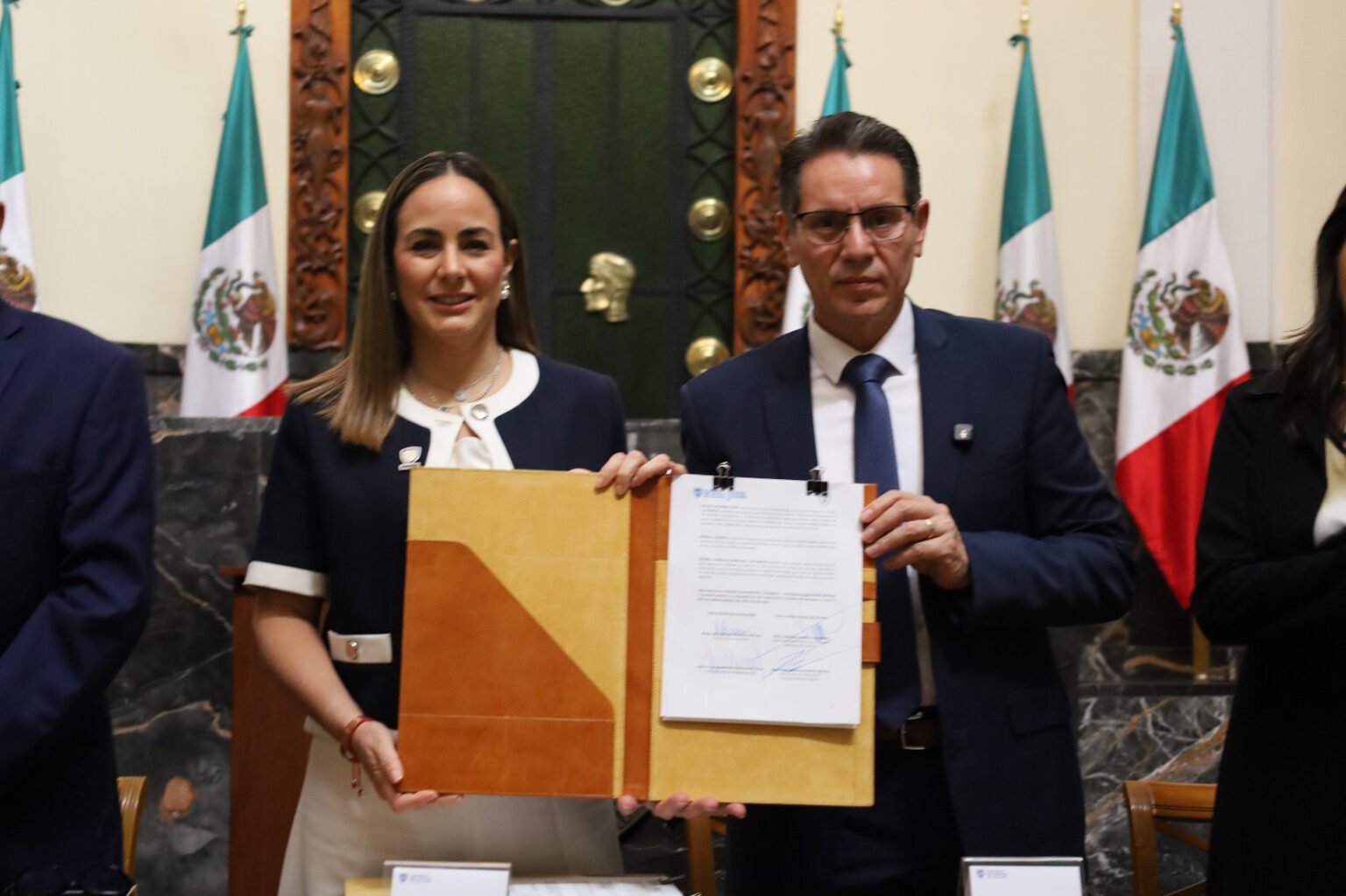Firma Secretaría de Hacienda convenio de coordinación con el Tribunal Superior de Justicia del Estado