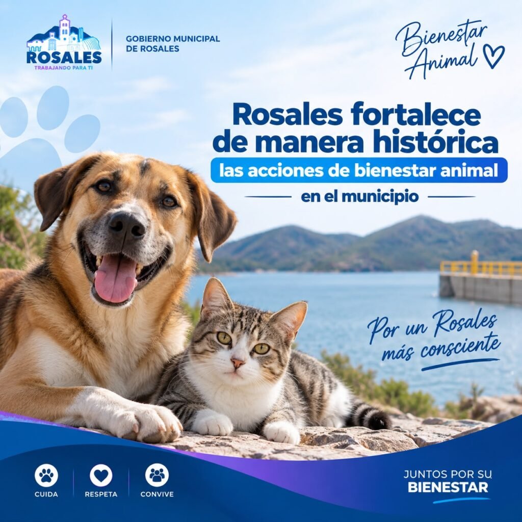 Rosales fortalece de manera histórica las acciones de bienestar animal en el municipio