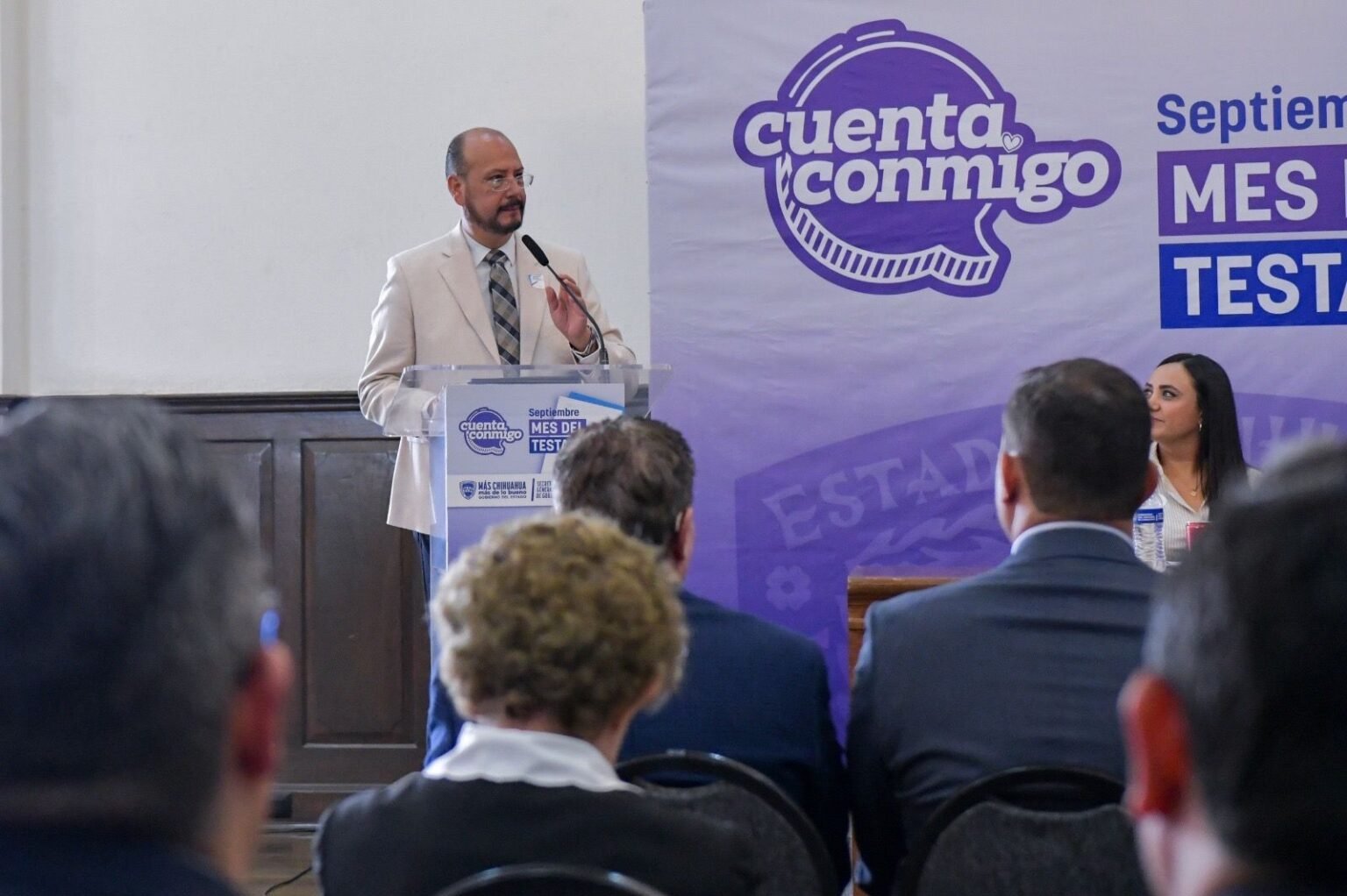 Inicia Estado actividades de “Septiembre, mes del testamento”