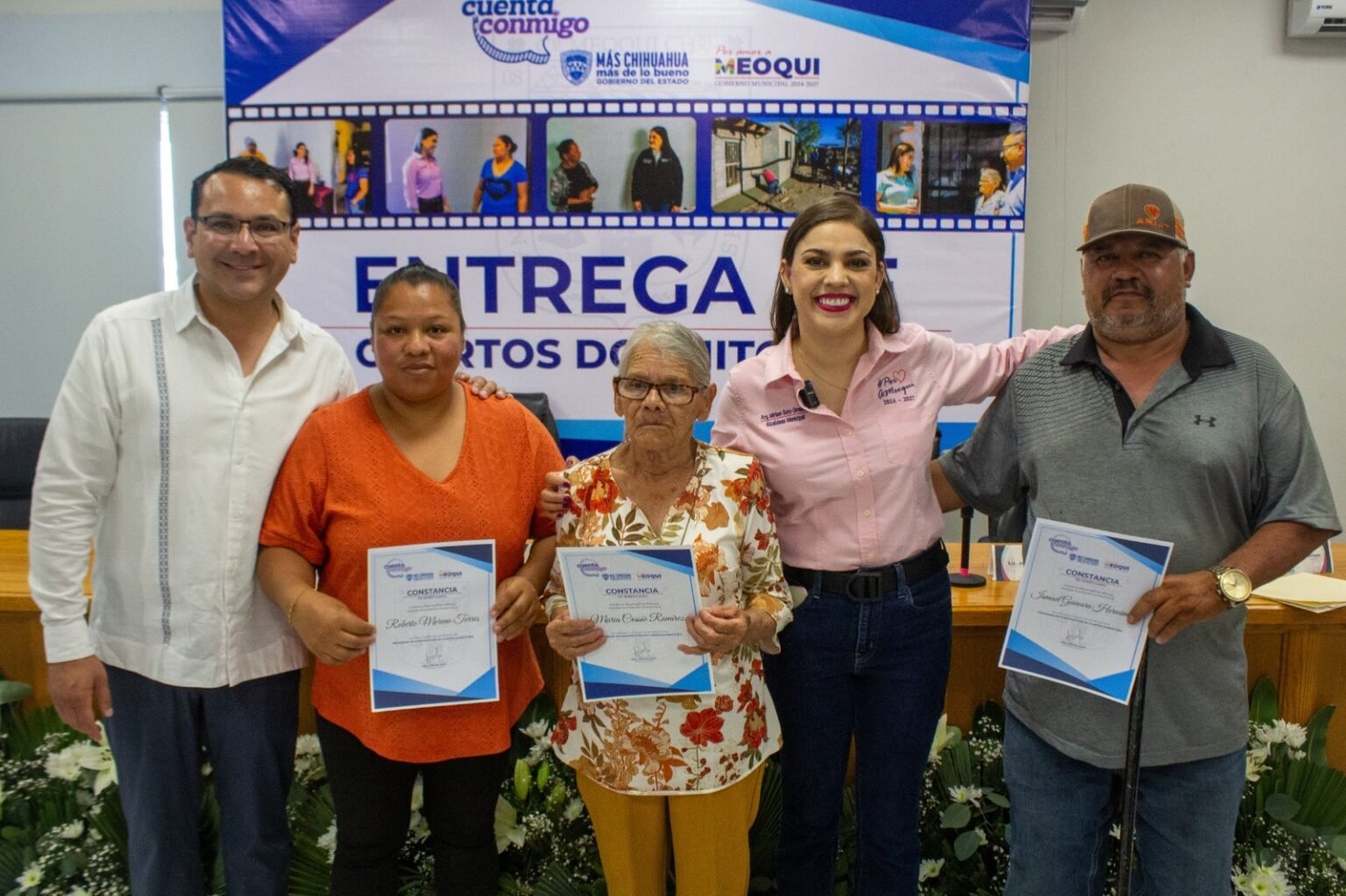 Miriam Soto anuncia que Meoqui llegará a 100 cuartos dormitorio este 2026
