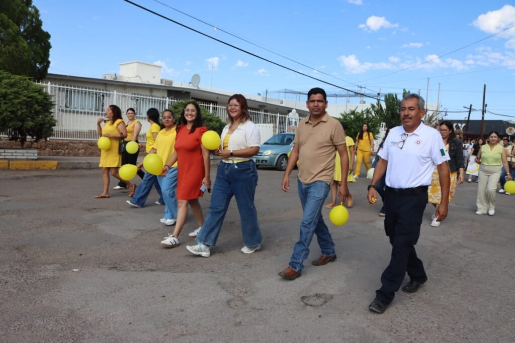Saucillo realiza caminata por la prevención del suicidio