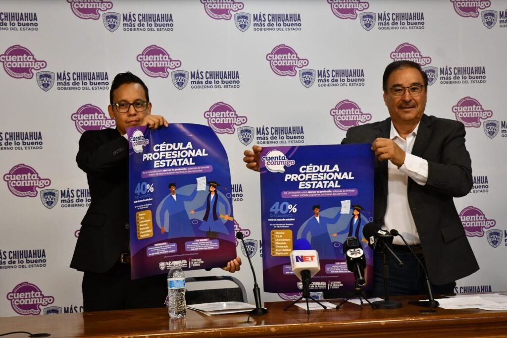 Anuncia Secretaría de Educación y Deporte descuentos en trámites de Cédula Profesional Estatal durante octubre