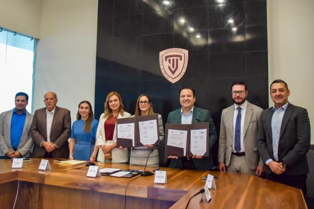 Firman comodato Municipio y Tribunal Superior de Justicia para construir nuevo Centro de Convivencia Familiar en Delicias