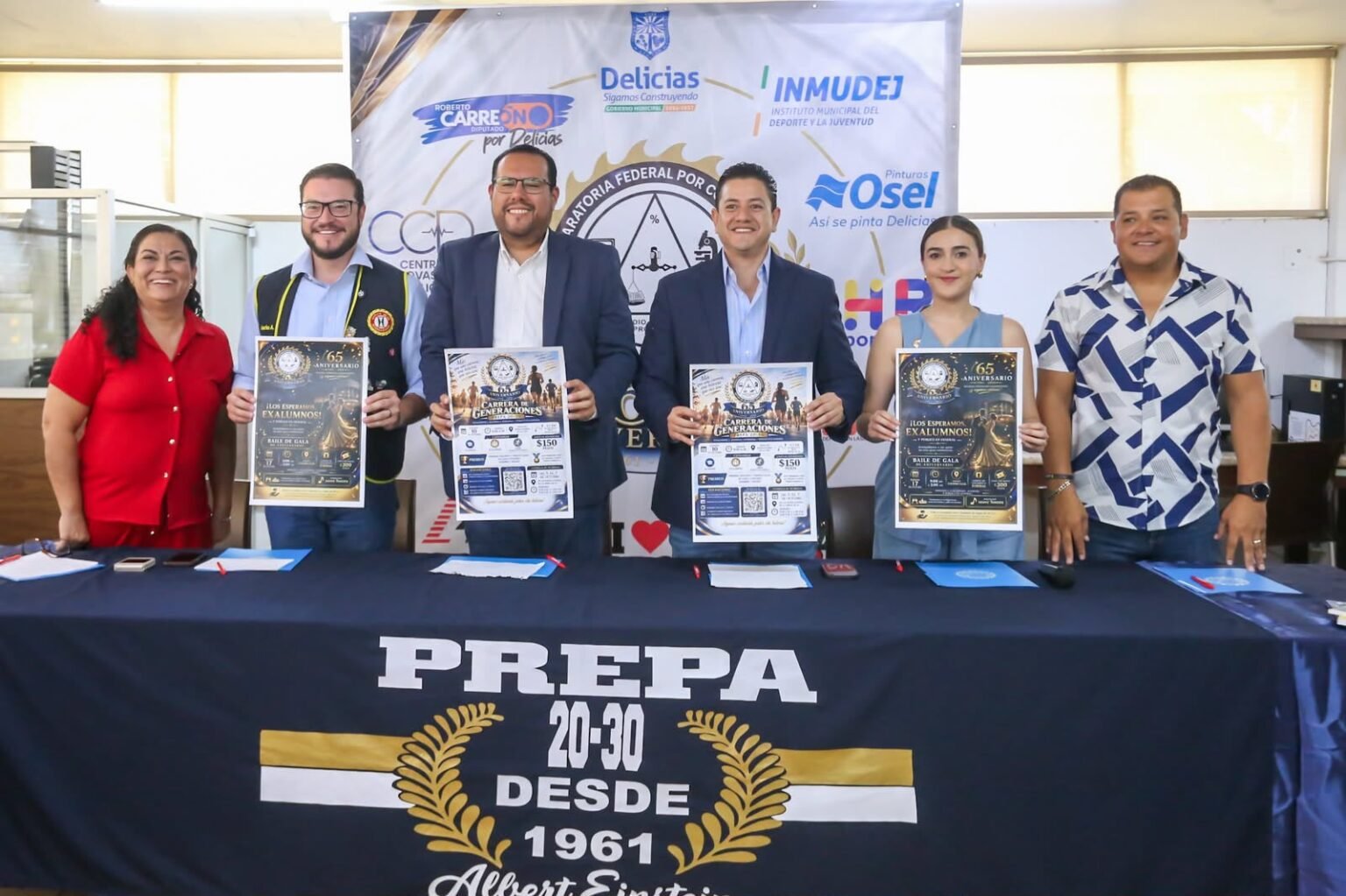 Prepara Prepa 20-30 festejos por su 65 aniversario con carrera, ceremonia y baile del recuerdo