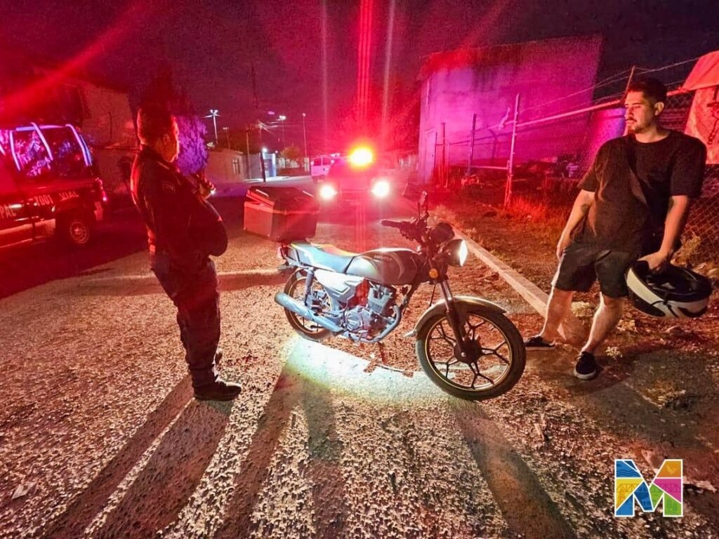 Continúa Meoqui con operativo “Motociclista Responsable” para prevenir accidentes