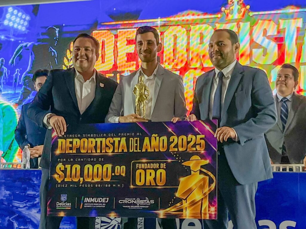 Erick Karin Ríos Cisneros obtiene el Fundador de Oro como Deportista del Año 2025